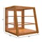 Koolmore 21 In. Artisan Wooden Bakery Display Slanted Case 3.5 Cu ft, light color KM-BDW-21SLL - alternate 9