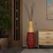 Uniquewise "31.5"" Tall Handcrafted Bamboo Floor Vase, Burgundy and Natural" QI003353R.L - alternate 3