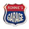 Signmission Ronnie's Garage, 12 inch X 12 inch, Aluminum Metal Sign, 2PK SHI-A-2PACK-12-383-RONNIE - alternate 1