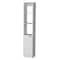 Homeroots 13" White Wood Freestanding Single Door Bathroom Vanity 558544 - alternate 1