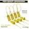 Kable Kontrol Pull Tight Cable Zip Tie Seals, Numbered Tamper Evident, 12in L, 50 Lbs Strength, Yellow, 50PK CTPT-12-50-YW - alternate 6