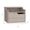 Homeroots 13" Gray Wood One Drawer Floating Nightstand 543704 - alternate 5