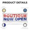 Signmission Boutique Now Open, 48 Inch x 120 Inch, Vinyl Banner B-120-30492 - alternate 2