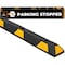 Xpose Safety Parking Block, Rubber, 4 in Height, 72 in Length, Black/Yellow PBS-6-X - alternate 1