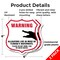 Signmission Alligator Warning Shield Sign Warning Al, 6 inch X 6 inch, Plastic Sign, 2PK SHI-P-2PACK-6-359 - alternate 2