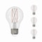 Bulbrite LED Filament, 8.5 Watt Dimmable A19 Light Bulb, Clear Glass Finish, E26 Base, 5000K, 800 Lumens, 4PK 862071 - alternate 1