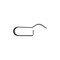 Auveco Wire Loom Clips Black 3/8in Clamping Diameter, 100PK 3758 - alternate 2