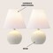 Jonathan Y Asher 18.25" Minimalist Scandinavian Resin/Iron Gourd LED Table Lamp, Matte Cream, 2PK JYL5602B-SET2 - alternate 6