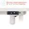 Motionwise Motionwise Electric Height Adjustable De, 24 in D X 48 in H, 48 in W X Wood and Steel, White AX2448W - alternate 7