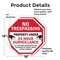Signmission No Trespassing Property Under 24 Ho, 18 inch X 18 inch, Vinyl Decal, 2PK OC-D-2PACK-18-98 - alternate 2