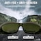 Bison Life PrimeX IR5, Welding Safety Glasses, Anti-Fog & Anti-Scratch, Dark Green Lens SH-PRXSG-FCBK-MS14-IR5 - alternate 6