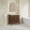James Martin Vanities Myrrin 30" Single Vanity, Mid-Century Walnut w/ 3 CM Tajnar Eclos Top 485-V30-WLT-3TJR - alternate 4