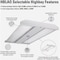 Halo 2 Ft. Selectable LED Highbay Light Fixture with Adjustable Optics HBLAOS-1016C3R - alternate 5