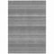 Homeroots 9' X 12' Gray And Silver Striped Washable Indoor Outdoor Area Rug 610598 - alternate 5