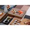 Picnic Time Family Of Brands NFL Cleveland Browns - Concerto Glass Top Cheese Cutting Board & Tools Set 919-00-505-084-2 - alternate 3