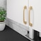 Richelieu 5 1/16-inch (128 mm) Center to Center Champagne Bronze Contemporary Cabinet Pull BP7350128CHBRZ - alternate 6
