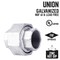 B & K STZ Industries 1/8 in. FIP each X 1/8 in. D FIP Galvanized Malleable Iron Union 501929 - alternate 4