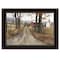 Homeroots The Road Home 3 Black Framed Print Wall Art 406402 - alternate 1