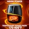Brentwood Industries Small 1400 Watt 4 Quart Electric Digital Air Fryer with Temperature Control in Black AF-400DBK - alternate 4