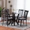 Baxton Studio Marian Modern Grey Fabric and Dark Brown Finished Wood 5-Piece Dining Set 256-9398-10900-ZORO - alternate 6