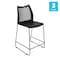 Flash Furniture HERCULES Series Black Stack Counter Stool with Air-Vent Back and Black Powder Coated Sled Base, 3PK 3-RUT-498A-CS-BK-GG - alternate 6