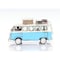 Homeroots 6" Blue And White Metal Volkswagen Bus Sculpture 401766 - alternate 6