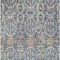 Homeroots 10' X 14' Denim Blue Beige And Brown Floral Washable Indoor Outdoor Area Rug 605854 - alternate 5