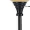 Homeroots 71" Bronze Torchiere Floor Lamp With Beige Frosted Glass Dome Shade 526241 - alternate 4