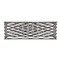 Homeroots 50" White and Antiqued Bronze Genuine Marble and Aluminum Abstract Coffee Table 565062 - alternate 3