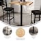 Flash Furniture Bennett 24 in x 30 in Solid Wood Indoor Tabletop in Natural with 18 in Round Bar Height GSF-REC2430-NAT-TR18B-GG - alternate 8