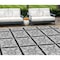 Homeroots 8' X 10' Black Ivory And Gray Medallion Washable Indoor Outdoor Area Rug 589329 - alternate 1