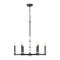Z-Lite Kaden 6-Light Chandelier, 28 in W, Matte Black 3045-6MB - alternate 4