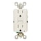 Leviton 15 Amp Self-Test SmartlockPro Slim Tamper Resistant GFCI Duplex Outlet, White, 3PK M92-GFTR1-03W - alternate 1