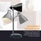 Newhouse Lighting Oxford 13 in. Black Metal Flexible Classic Goose Neck Design Desk or Table Lamp NHDK-OX-BK - alternate 6