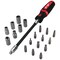 Performance Tool 20 pc. Multi-Purpose Flexible Driver Set with Flexible Shaft, Power Bits W1744 - alternate 6