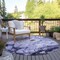 Homeroots 8' Purple And Lavender Round Abstract Washable Indoor Outdoor Area Rug 577165 - alternate 6