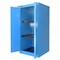 Securall Acid/Corrosive Storage Cabinet, 60 Gallon, 2 Shelves, 31 in W x 67 in H x 31 in D, Blue C360 - alternate 1