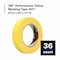 3M Painter's Tape, 24 mm W x 55 m L, 6.3 mil Thick, Yellow, Rubber Adhesive, 36 PK 301+ - alternate 5