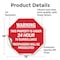 Signmission Warning This Property Is Under 24 H, 18 Inch X 18 Inch, Vinyl Decal OC-D-18-318 - alternate 4