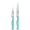 Martha Stewart Everyday Keswick 2 Piece Cutlery and Sheath Set in Teal 141043.02 - alternate 1