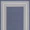 Homeroots 5' X 7' Denim Blue And Ivory Geometric Indoor Outdoor Area Rug 572767 - alternate 7