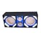 Deejay Led Two 8-in Woofers plus Two Tweeters Blue Empty Chuchera Speaker Enclosure D8T2BLUE - alternate 5