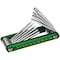 Performance Tool 10-Piece Folding Star Key Set W9134 - alternate 1