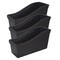Storex Large Book Bin, 7"H x 14.3"D x 5.3"W, Black, 3PK 70109E06C - alternate 1