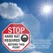 Signmission Stop Hard Hat Required Beyond This, 10 inch X 10 inch, Aluminum Metal Signs, 2PK OC-A-2PACK-10-121 - alternate 3