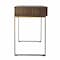 Homeroots Shades of Brown and Gold Reclaimed Wooden Desk 402029 - alternate 5
