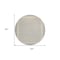 Homeroots 8' Gray And Silver Round Striped Washable Indoor Outdoor Area Rug 610470 - alternate 4