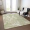 Homeroots 8' X 10' Artichoke Green And Ivory Abstract Washable Indoor Outdoor Area Rug 600063 - alternate 5