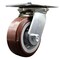Service Caster 5 Inch Heavy Duty Top Plate Polyurethane Swivel Caster with Roller Bearing SCC SCC-35S520-PPUR - alternate 1