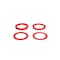 Set-Rite Toilet Flange Spacer Kit Includes Four Spacer Sizes Red 43406 - alternate 5